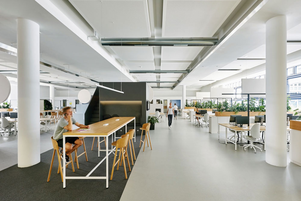 Loft-Office der Personio GmbH in der Neuen Hopfenpost, München