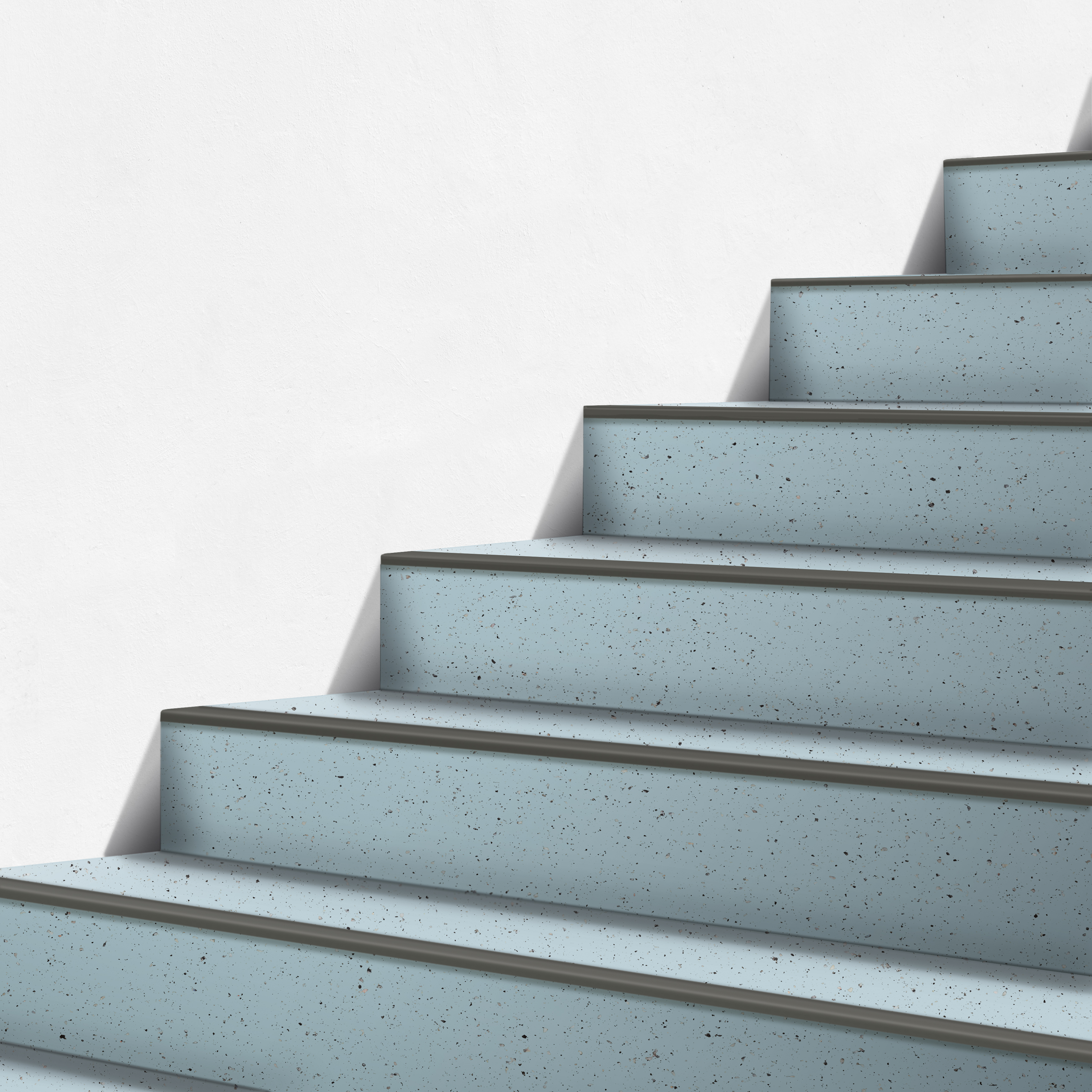 Treppe mit nora T 5055 barrierefreie Treppenkante