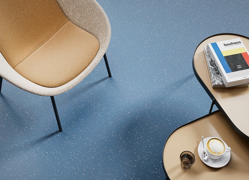 Ambience with noraplan convia rubber flooring