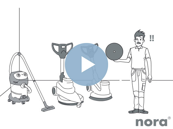 Preview to video cleaning with nora pads