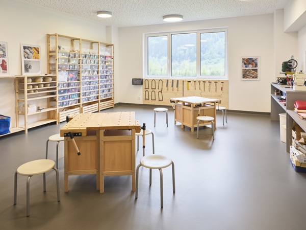 Werkraum in Kindergarten