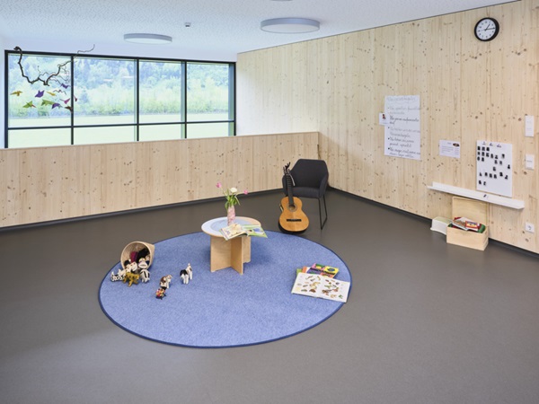 Montessori-Kindergarten. Gleich geht die Musikstunde los...