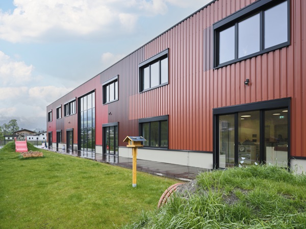 Montessori-Kita St. Johann, Außenaufnahme