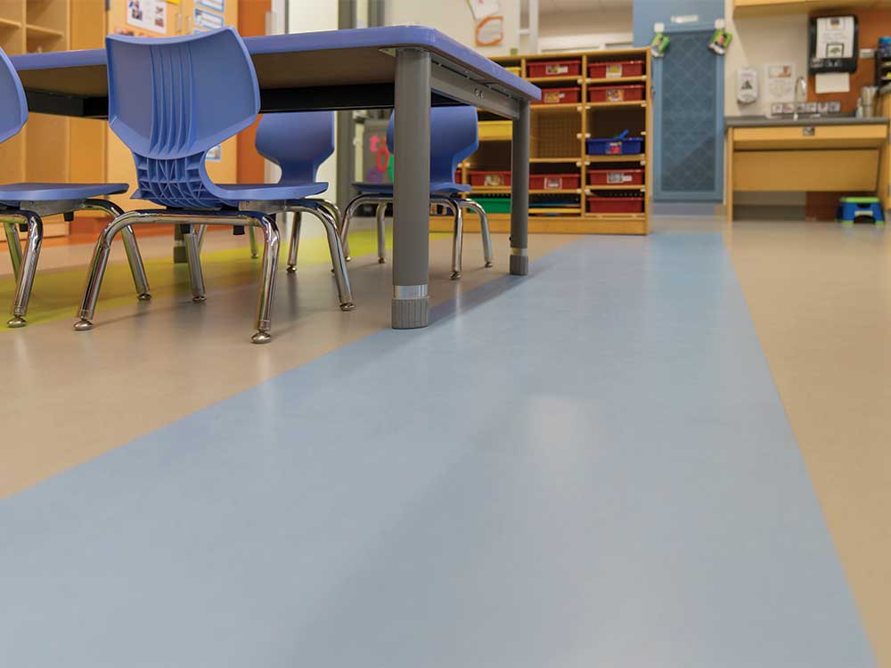 School proves built-environment is the “third teacher,” with nora® floors