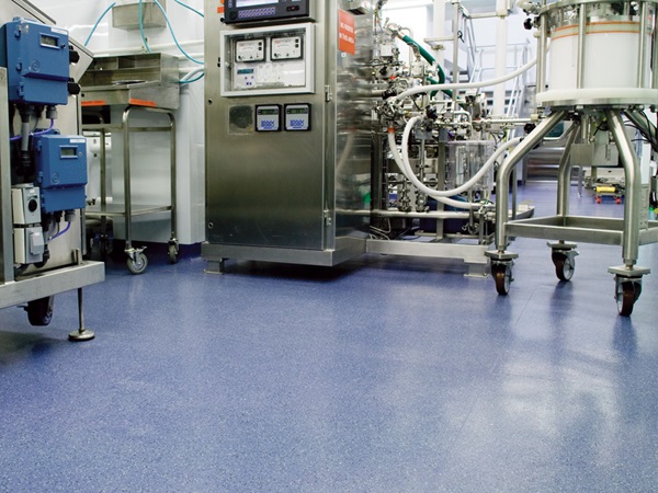 GMP Manufacturing Facility choose nora flooring