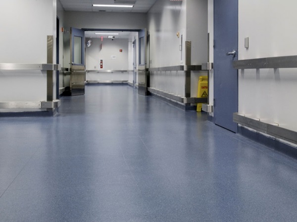 Biopharmaceutical Manufacturing Facility with flooring norament grano